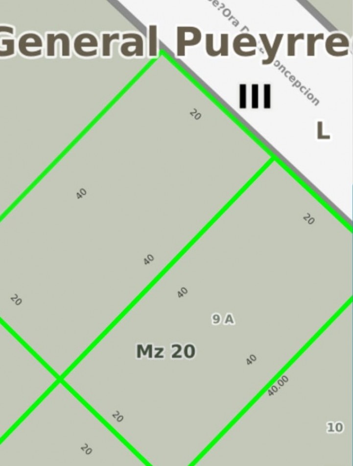 LOTE EN VENTA. SIERRA DE LOS PADRES