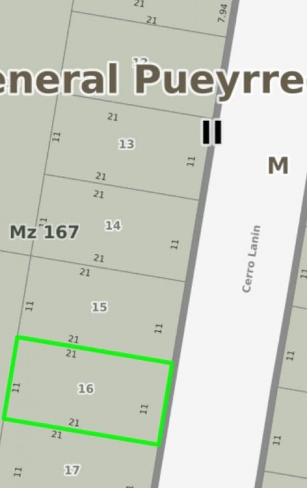 LOTE EN VENTA. FELIX U. CAMET