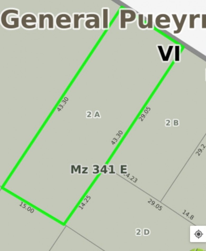 EN VENTA. LOTE 15X43. LAPRIDA 1900