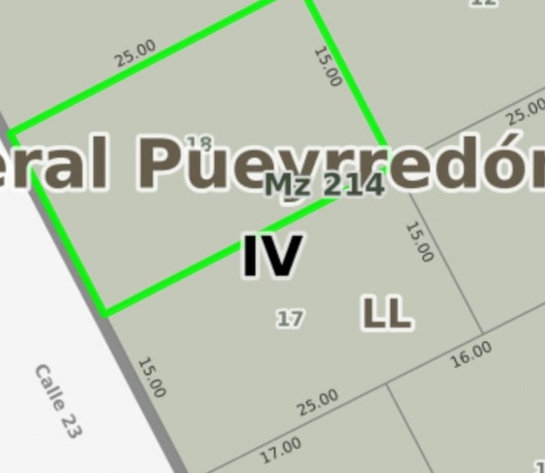 TERRENO EN VENTA BARRIO EL MARQUESADO