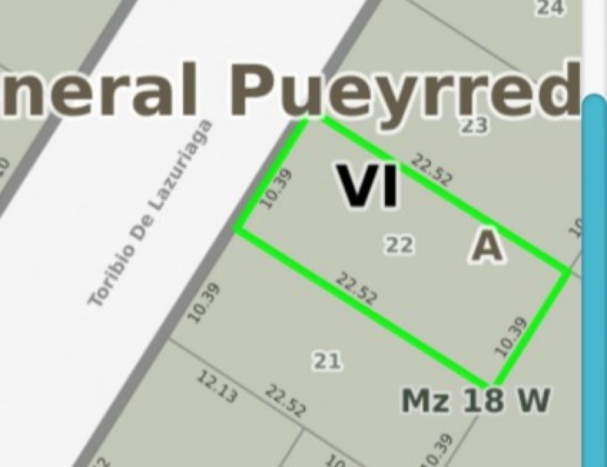 Lote terreno en Barrio Lopez de Gomara