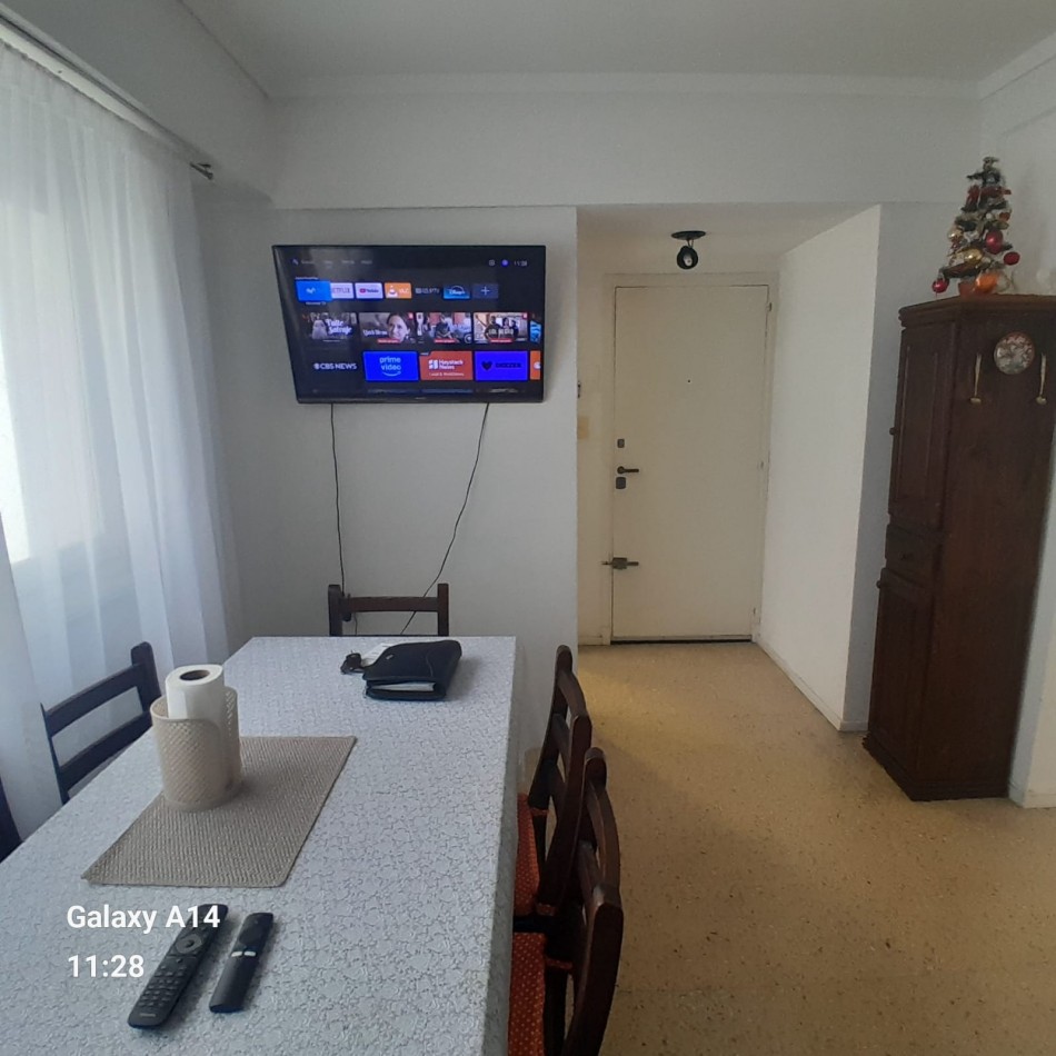 Departamento 2 ambientes centrico y luminoso.