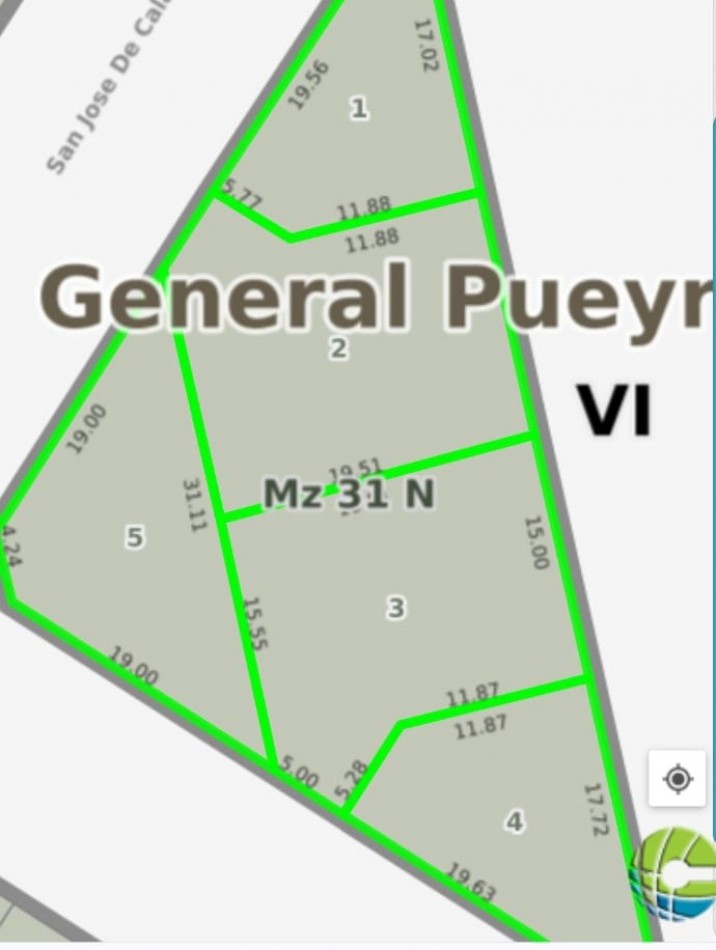 5 TERRENOS BALDIOS EN BLOCK