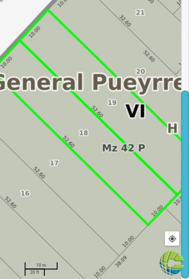 DOS LOTES JUNTOS SOBRE AVENIDA POLONIA